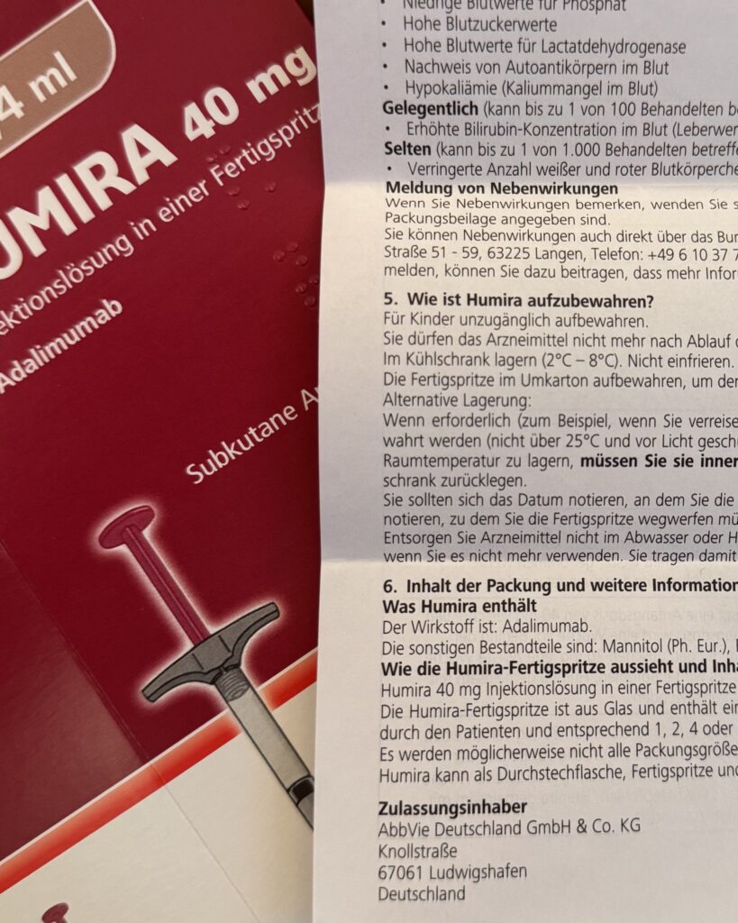 Humira Beipackzettel